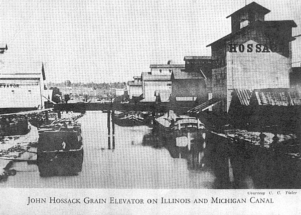 JOHN HOSSACK ELEVATOR ON ILLINOIS AND MICHIGAN CANAL