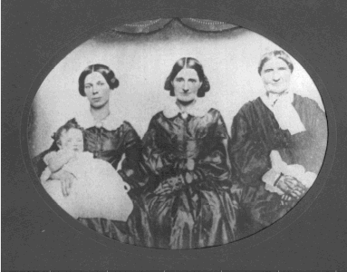 MARTHA LENS, ANN GILLEY LENS, ANNIE HOSSACK, FANNIE