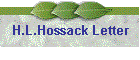 H.L.Hossack Letter