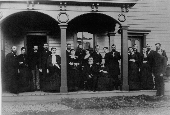 John and Martha Hossack Family 50th anniversary 1883